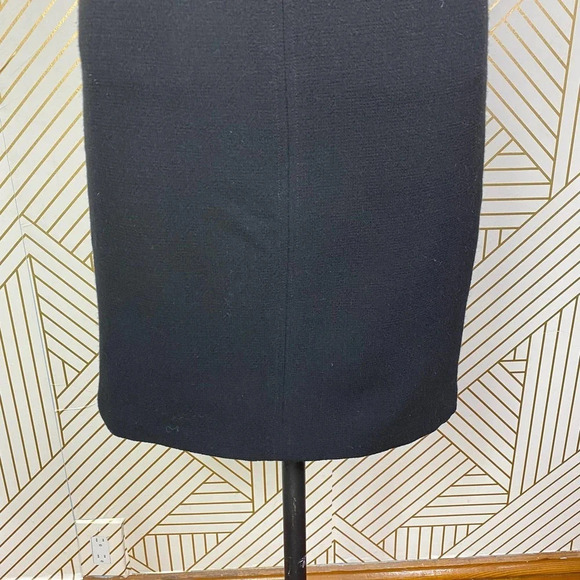 Gerard Darel 100% Wool Classic‎ Black Pencil Skirt Size 36 / US 4 - Picture 4 of 8
